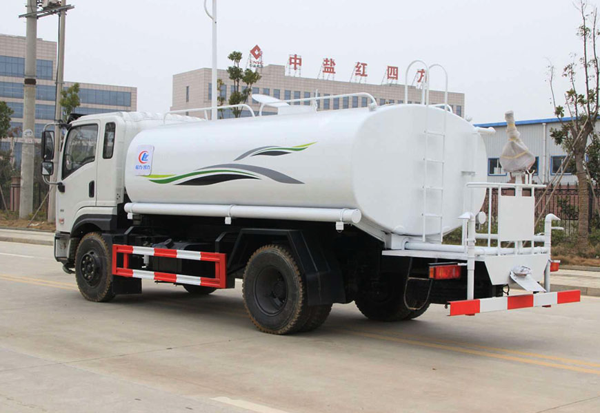 東風(fēng)天錦抑塵車(chē)后面圖